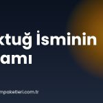 Göktuğ İsminin Anlamı